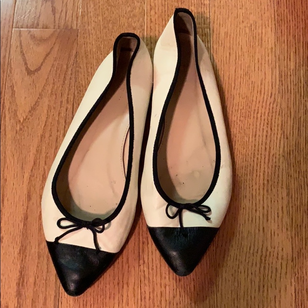 Jcrew cap toe Gemma flats